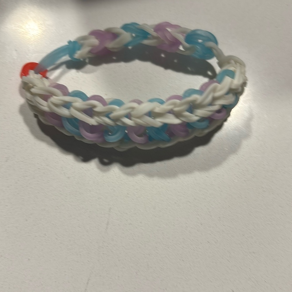 Rainbow Loom Handcrafted Bracelet